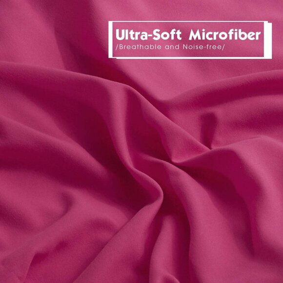 3pc Pink Queen Size Comforter Set - All Season Reversible Down Alternative Comfo - Picture 4 of 7